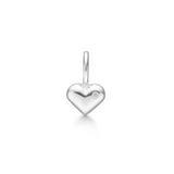 Rock My Heart 18K Whitegold Pendant w. Diamond