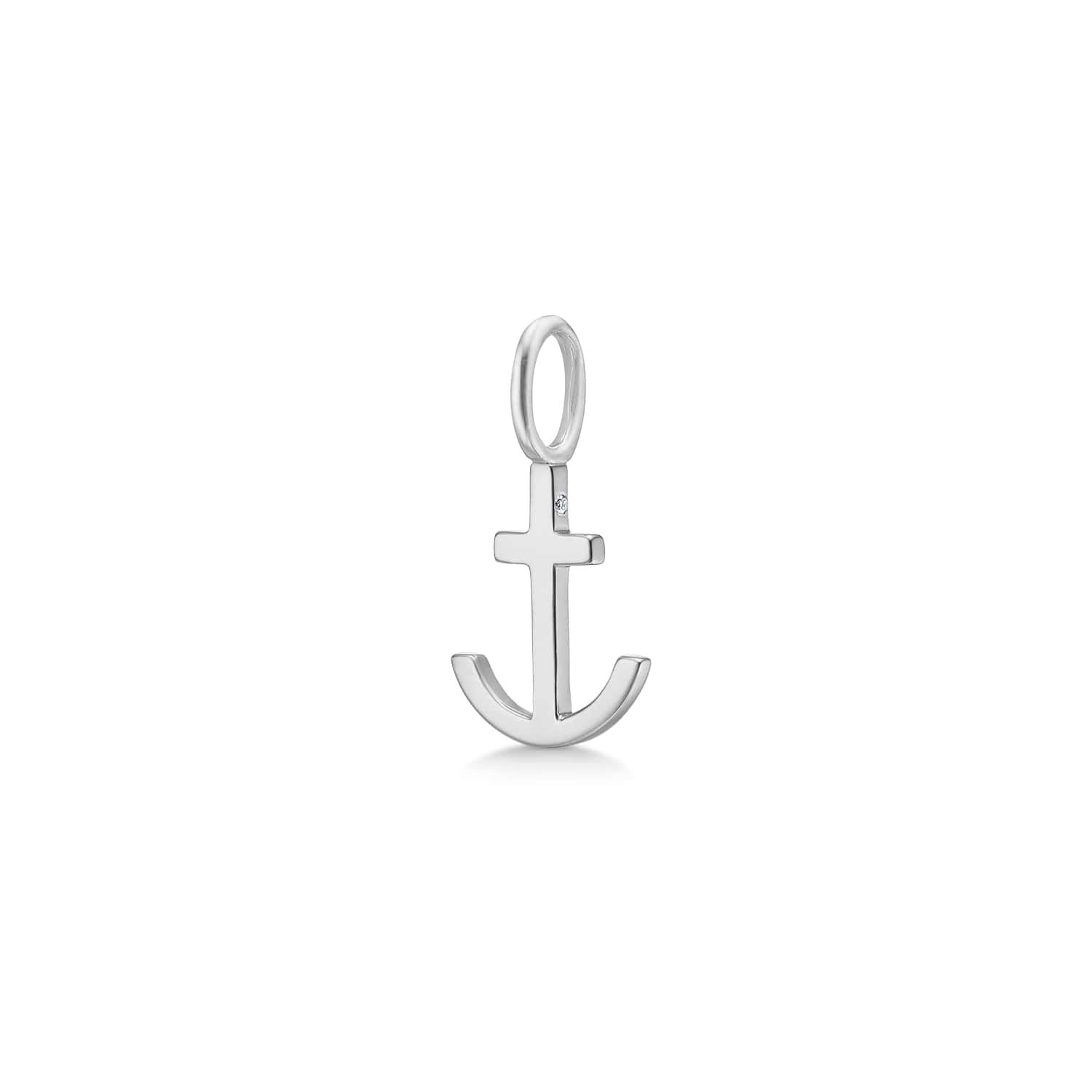 Rock Hope 18K Whitegold Pendant w. Diamond