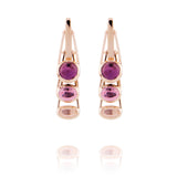 Petites Dancing Ohrringe aus 18K Gold I Quartz & Topas