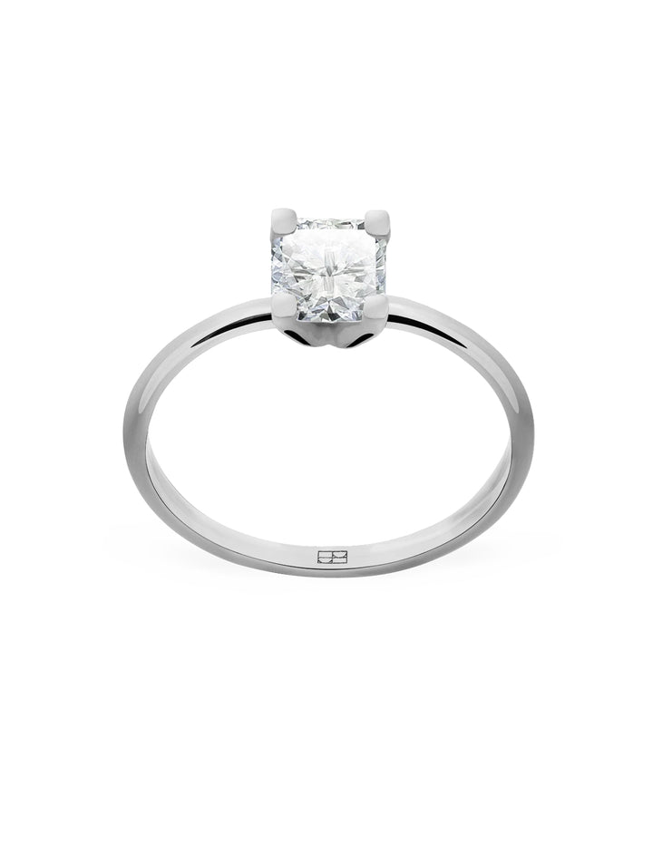 Promise N°10 18K Weißgoldring I Diamanten