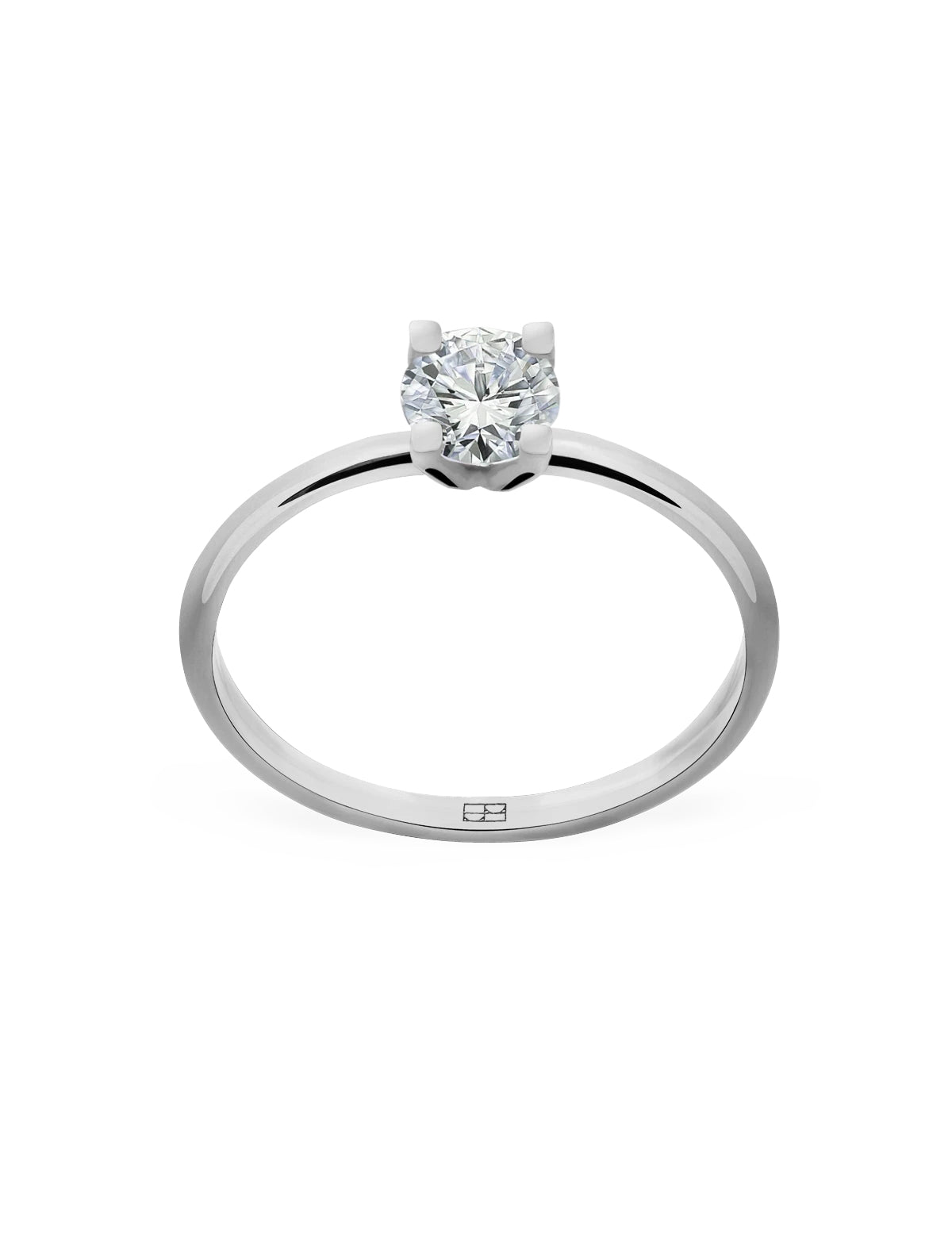 Promise N°1 18K White Gold Ring w. Diamond