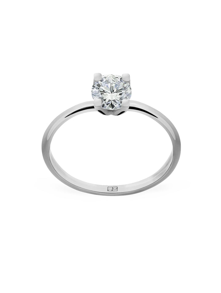 Promise N°3 18K Weißgoldring I Diamanten