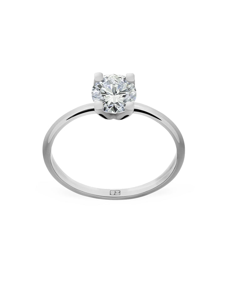 Promise N°4 18K Weißgoldring I Diamanten