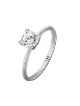 Promise N°4 18K White Gold Ring w. Diamond