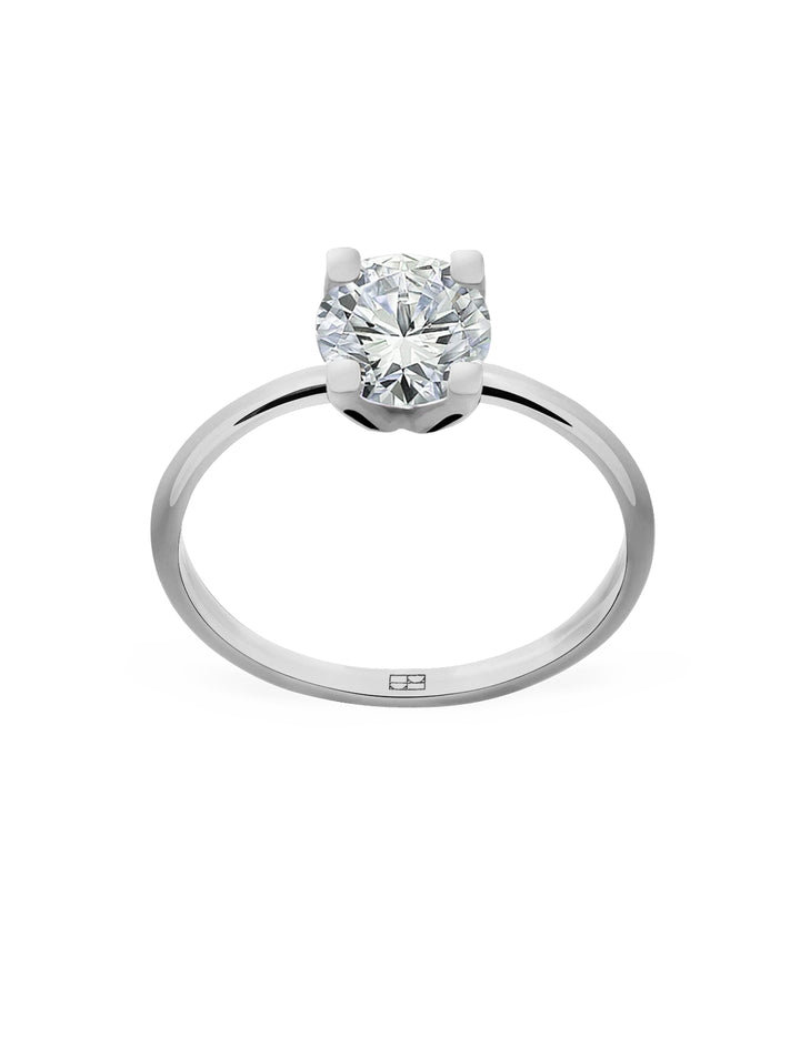 Promise N°5 18K Weißgoldring I Diamanten