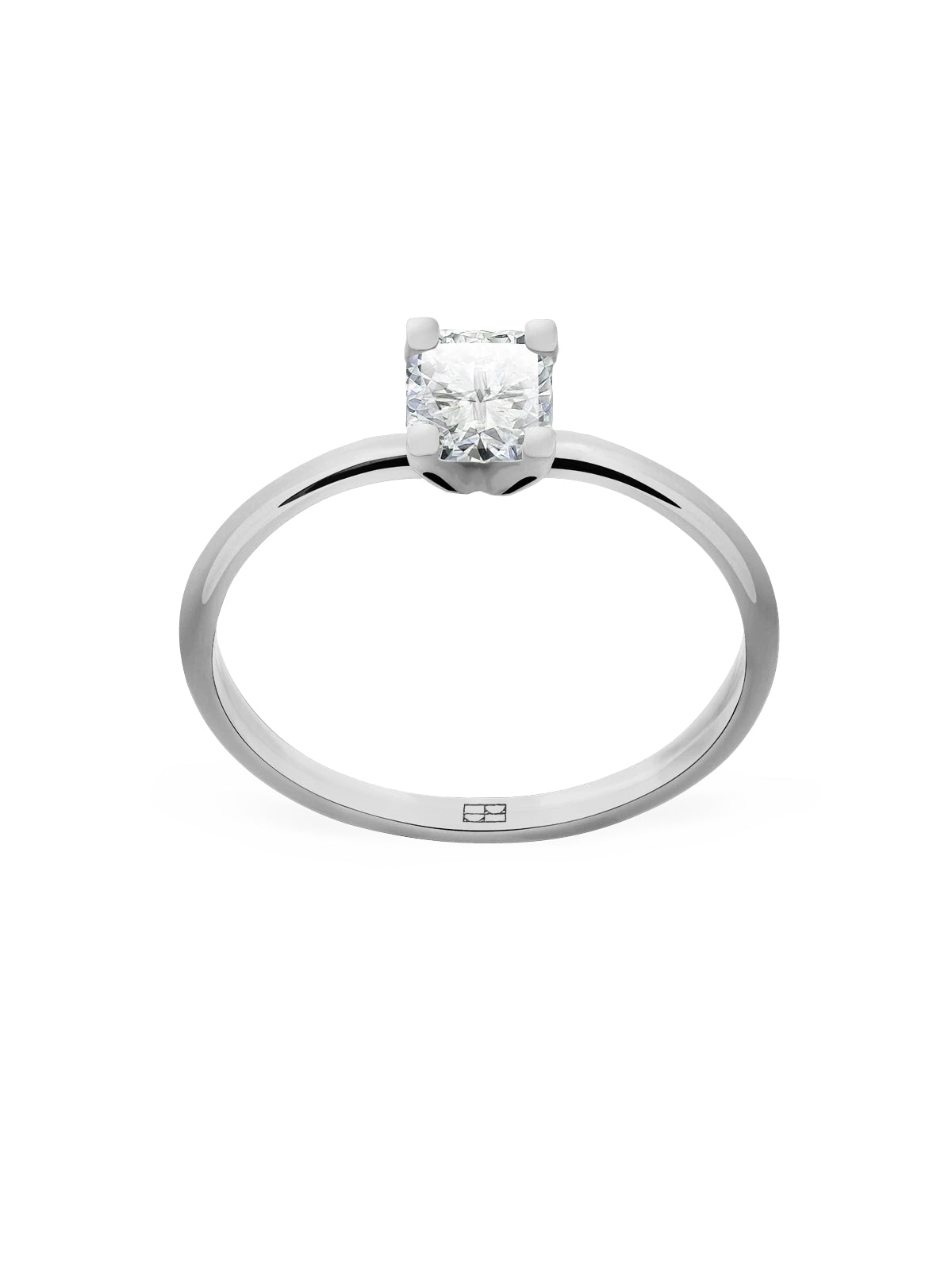 Promise N°8 18K White Gold Ring w. Diamonds