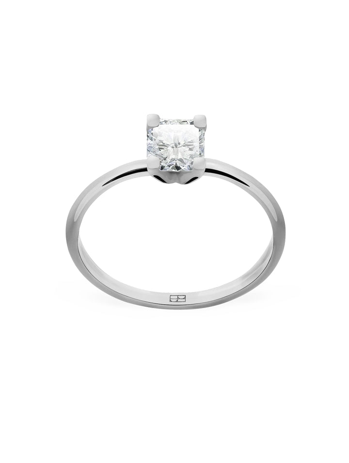 Promise N°9 18K Weißgoldring I Diamanten
