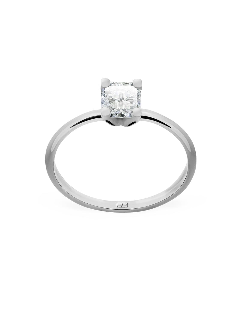 Promise N°9 18K White Gold Ring w. Diamonds