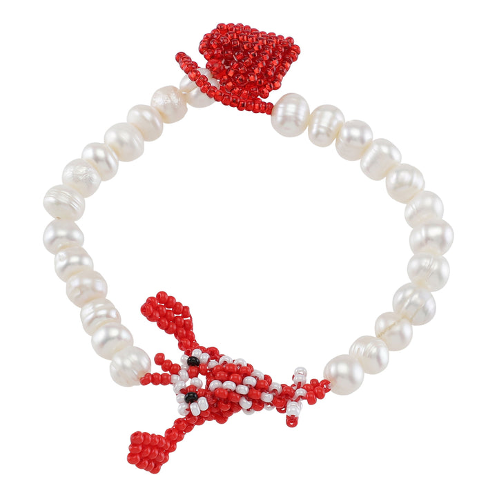 Pearly Lobster Armbånd