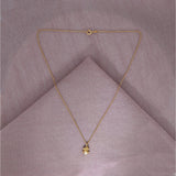 Chunky Nugget Diamond Pendant Gold