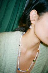 Pearly Smiley Necklace