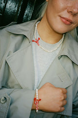 Pearly Lobster Bracelet