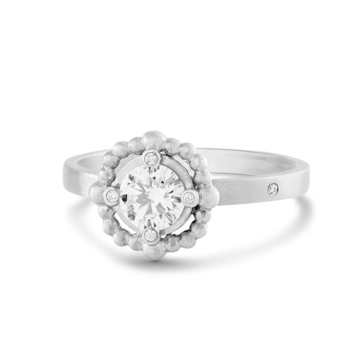 Meant to Be 18K Whitegold Ring w. Diamonds