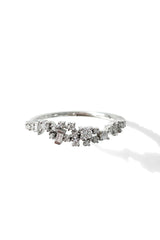 Rain 18K Whitegold Ring w. Diamonds