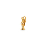 Guardian Angel 18K Gold Pendant w. Diamond