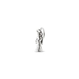 Guardian Angel 18K White Gold Pendant w. Diamond