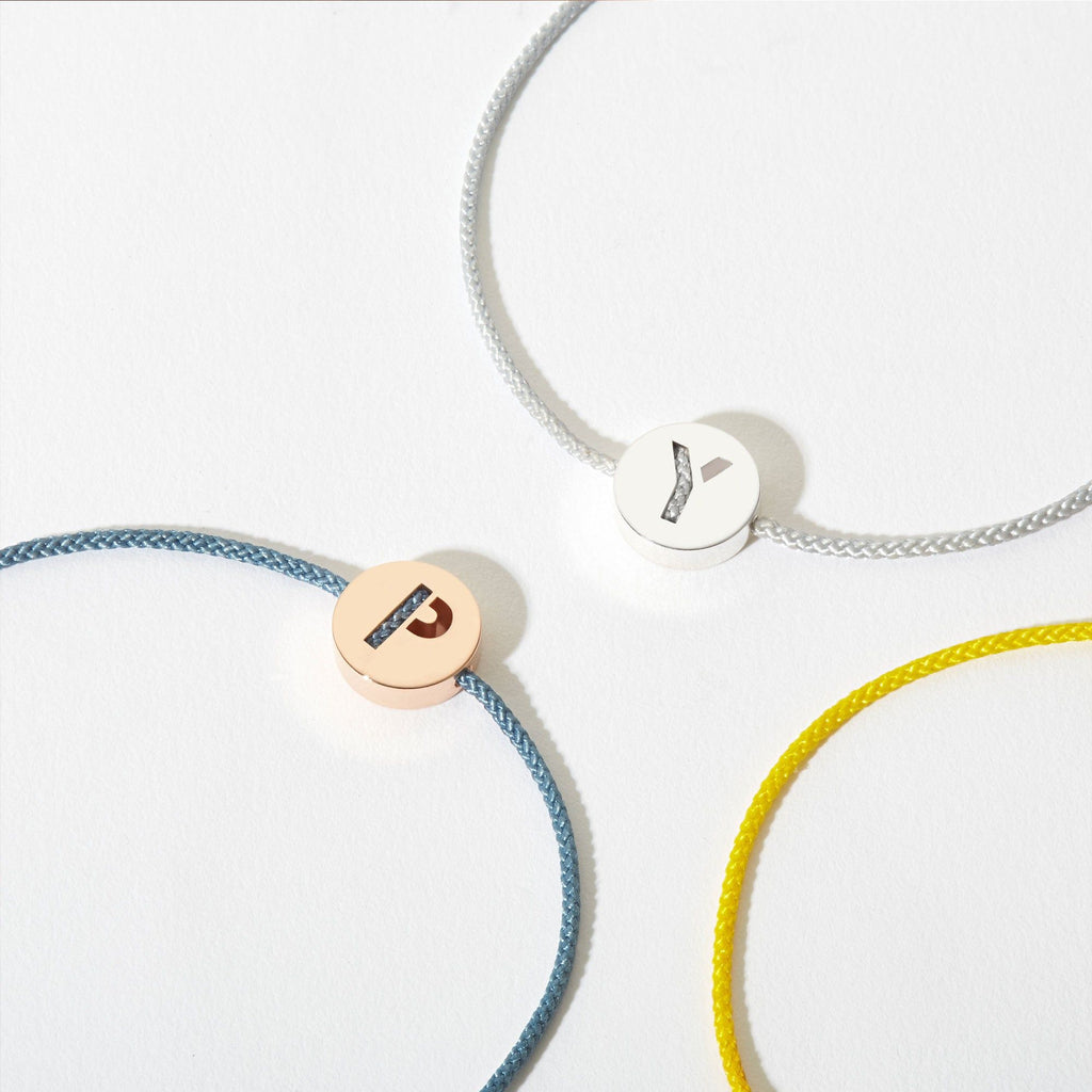 ABC's - D 18K Forgyldt Armbånd