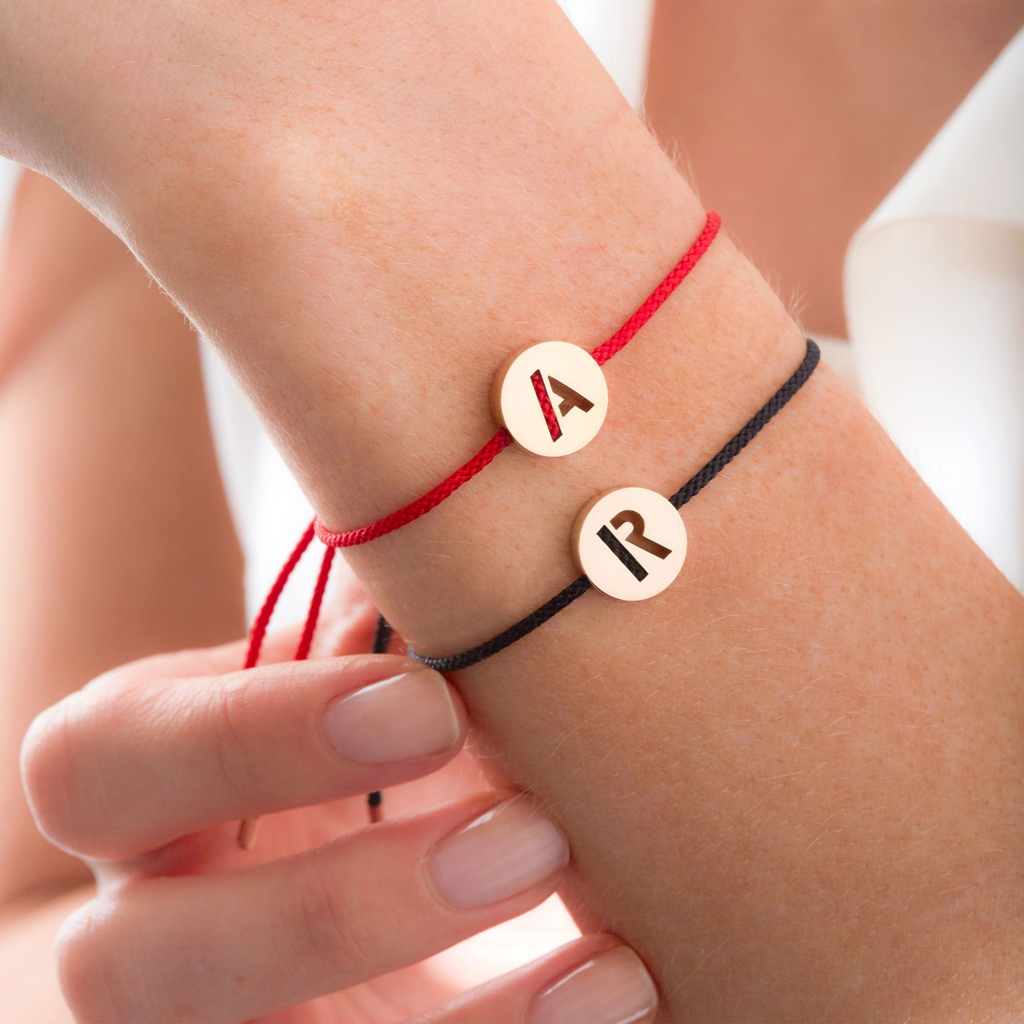 ABCs - F 18k Gold plattiert Armband