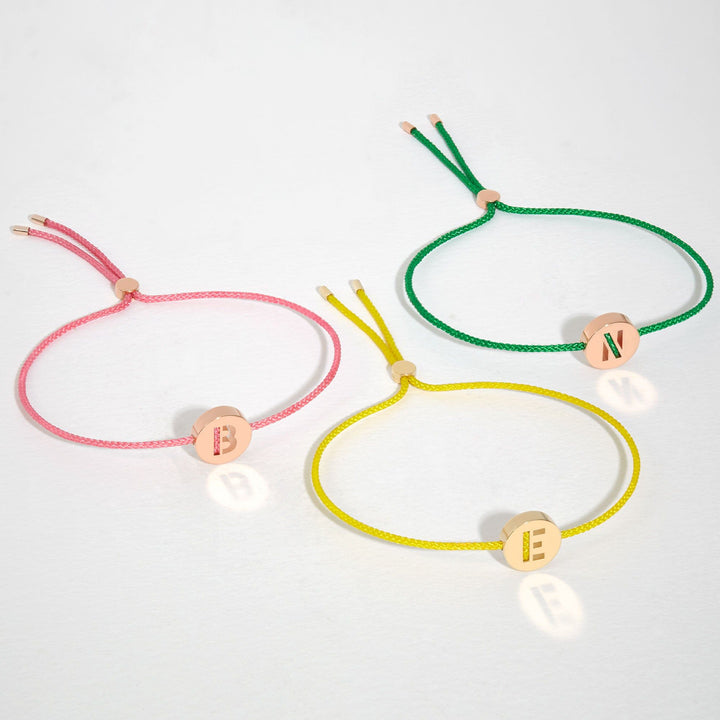 ABC's - V 18K Gold plattiert Armband