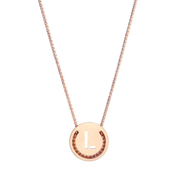 ABC's - L 18K Gold Plated Necklace