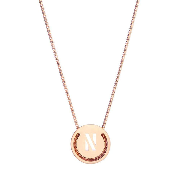ABC's - N 18K Gold Plated Necklace