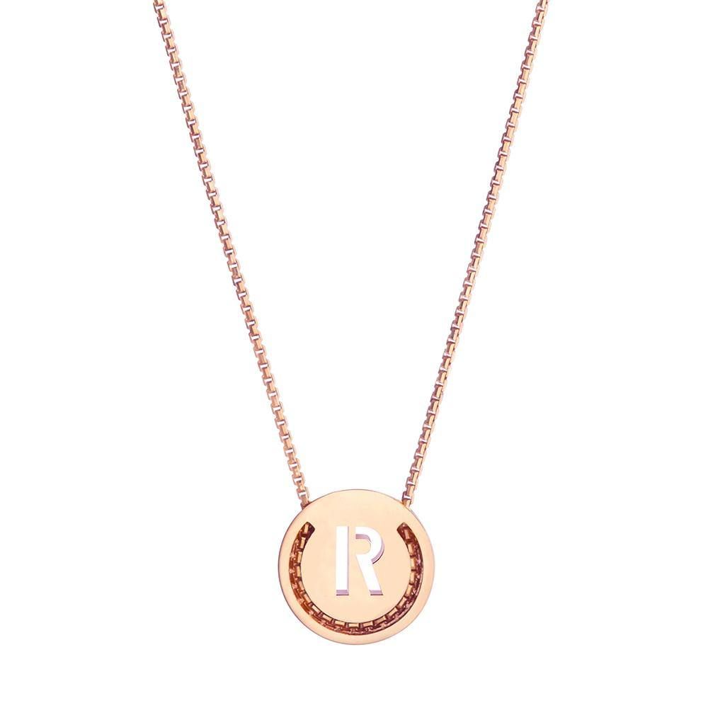 ABCs - R 18K Gold Plated Halskette