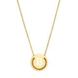 ABCs - B 18k Gold Plated Halskette
