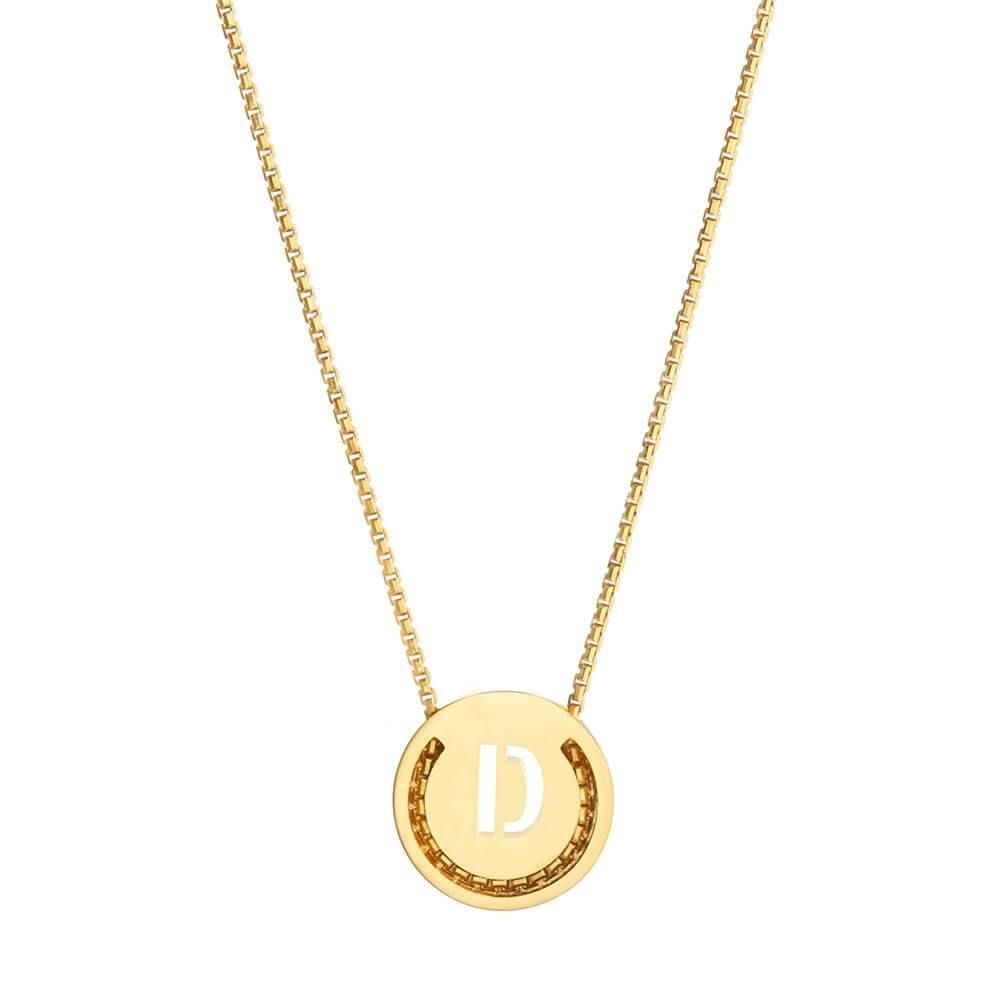 ABCs - D 18K Gold Plated Halskette