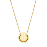 ABCs - D 18K Gold Plated Halskette