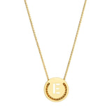 ABCs - E 18K Gold Plated Halskette