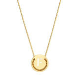 ABCs - F 18k Gold Plated Halskette