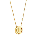 ABCs - F 18k Gold Plated Halskette