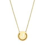 ABCs - J 18K Gold Plated Halskette