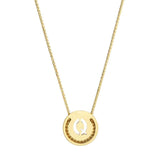 ABCs - Q 18k Gold Plated Halskette