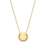 ABC's - X 18K Gold Plated Necklace