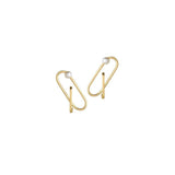 Astra Fusion 18k Gold Ohrringe w. Perle