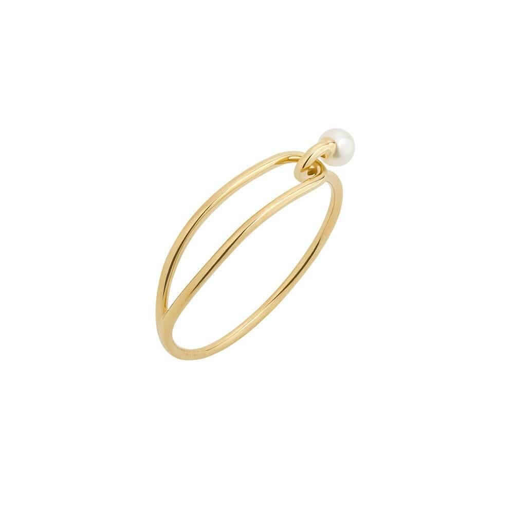 Astra Lunar 18K Guld Ring m. Perle