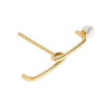 Astra Zenith 18K Guld Øreringe m. Perle