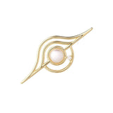 Cosmo Blazar 18K Gold Ohrringe w. Pearl & Diamond
