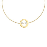 Cosmo martian 18K Gold plattiert Armband w. Zirkonia