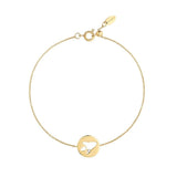 Cosmo Rocket 18K Gold Plated Bracelet w. Zirconia