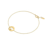 Cosmo Rocket 18K Gold Plated Bracelet w. Zirconia