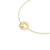 Cosmo Rocket 18K Gold Plated Bracelet w. Zirconia