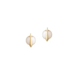 Cosmo Saturn Stud 18k Gold Ohrringe w. Perle