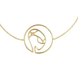 Cosmo Space Friend Chain 18K Gold Plated Bracelet w. Diamond