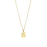 Cosmo Stella 18K Gold Plated Necklace w. Zirconia