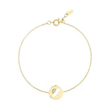 Cosmo UFO 18K Gold Plated Bracelet w. Opal