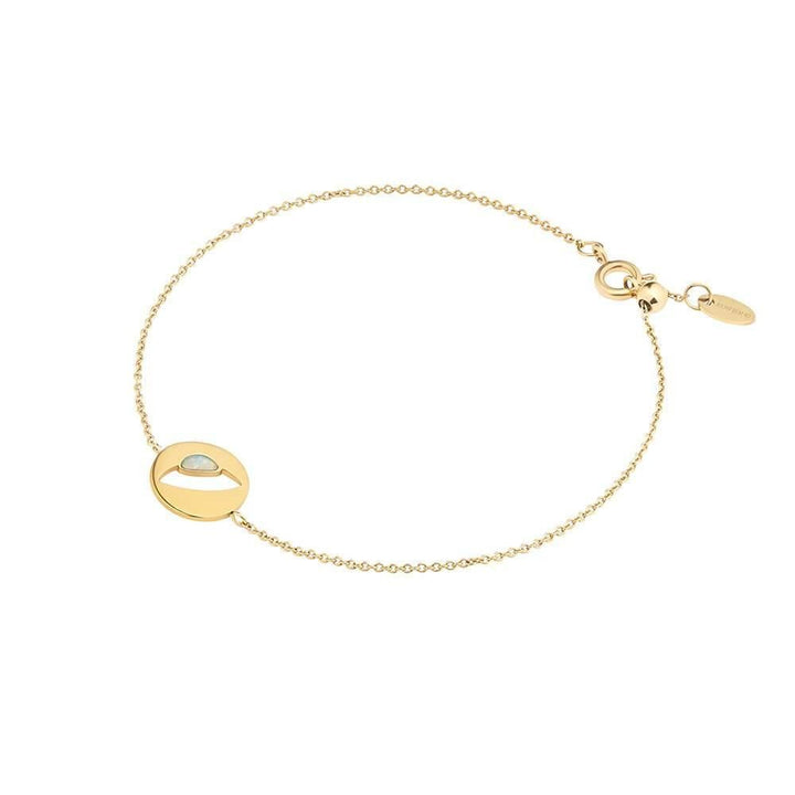 Cosmo UFO 18K Forgyldt Armbånd m. Opal