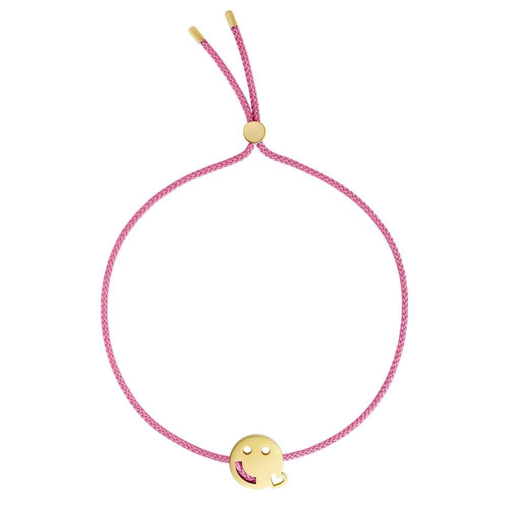 RUIFIER FRIENDS Pucker Bracelet 18ct Yellow Gold Vermeil Red The Jewellery Room