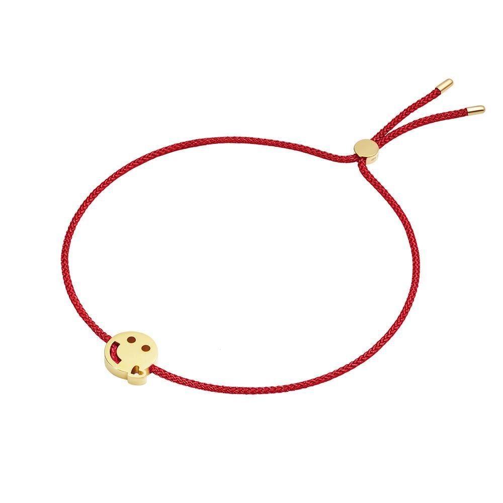 FRIENDS Pucker / Red 18K Gold Plated or Silver Bracelet